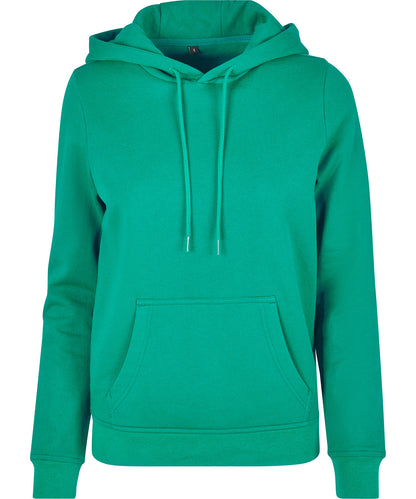 Build Your Brand Basic BB007 Women's basic hoodie in Grass Green