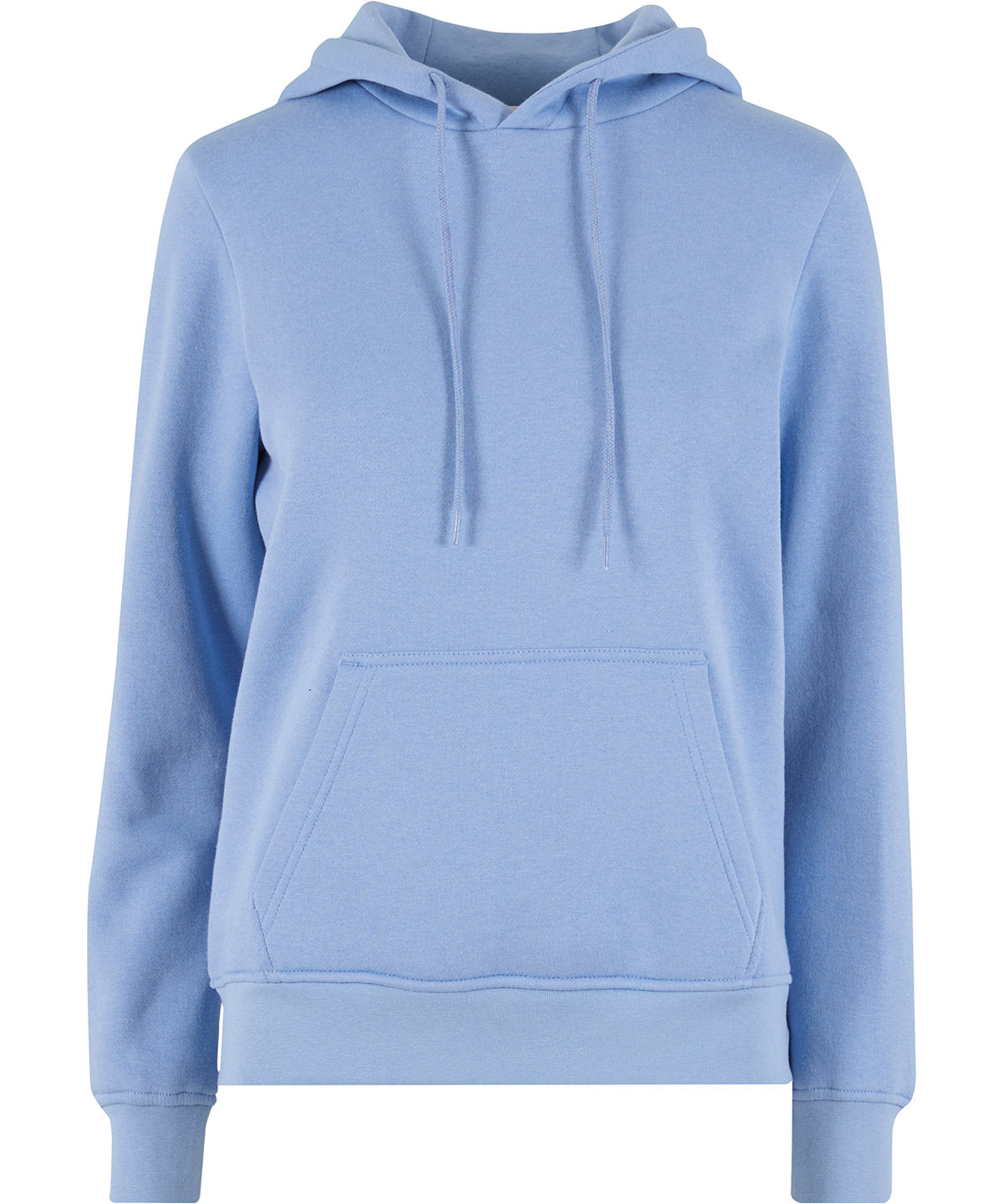 Build Your Brand Basic BB007 Women's basic hoodie in Powder Blue