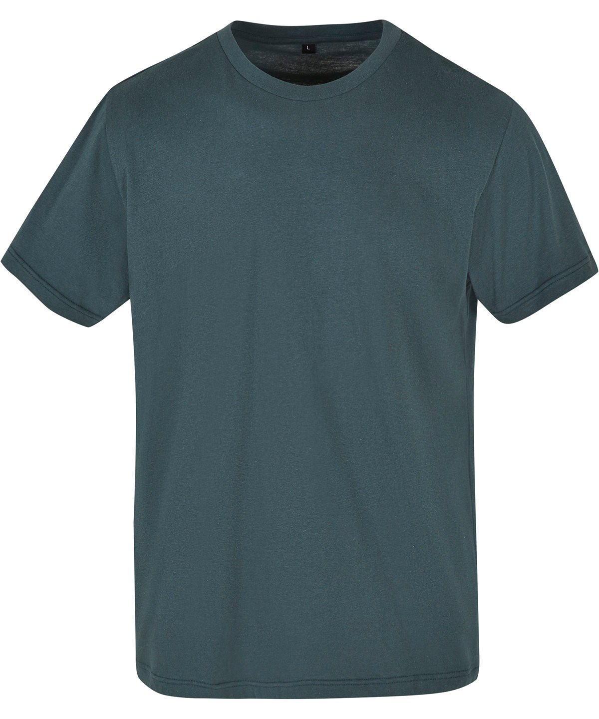 Build Your Brand Basic BB010 Basic round neck tee in Bottle Green
