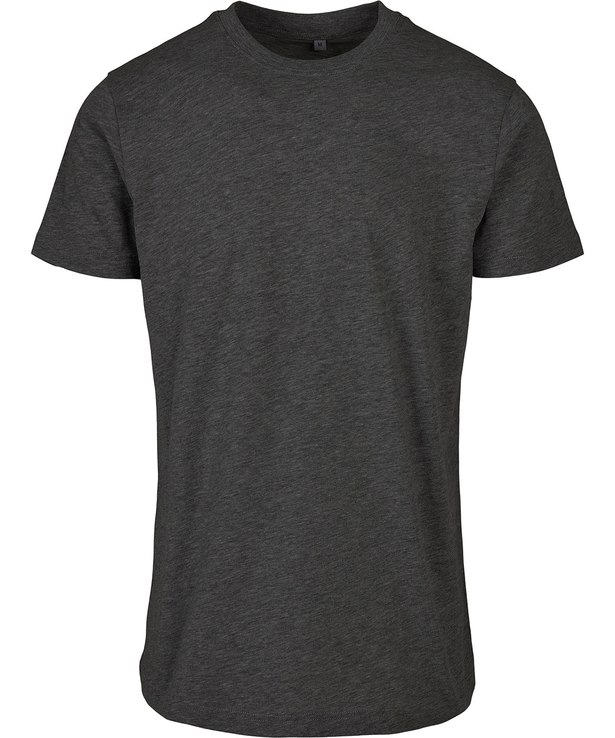 Build Your Brand Basic BB010 Basic round neck tee in Charcoal