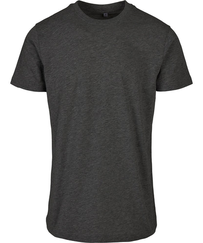 Build Your Brand Basic BB010 Basic round neck tee in Charcoal
