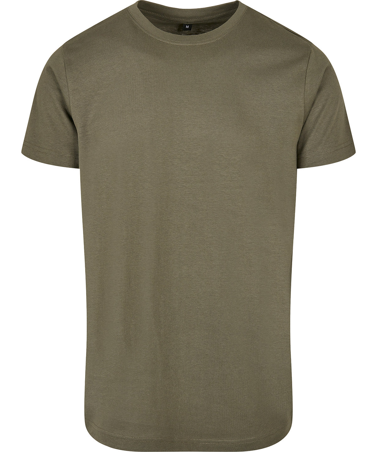 Build Your Brand Basic BB010 Basic round neck tee in Olive