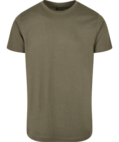 Build Your Brand Basic BB010 Basic round neck tee in Olive