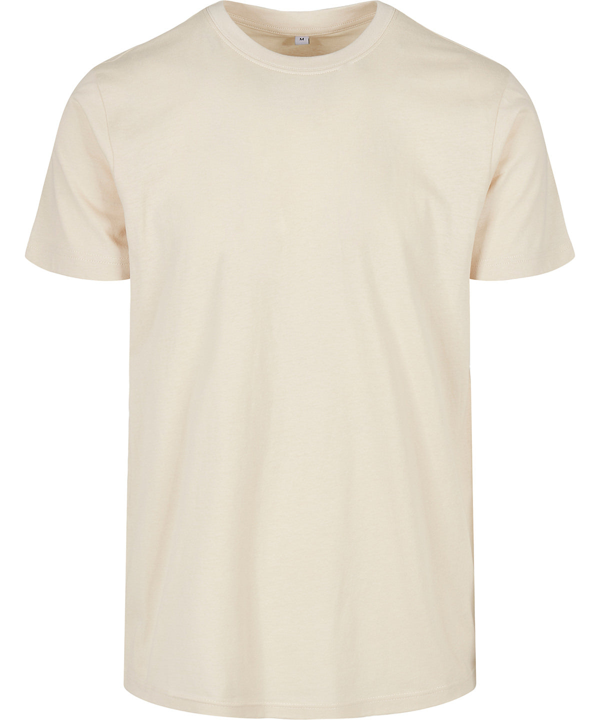 Build Your Brand Basic BB010 Basic round neck tee in Sand