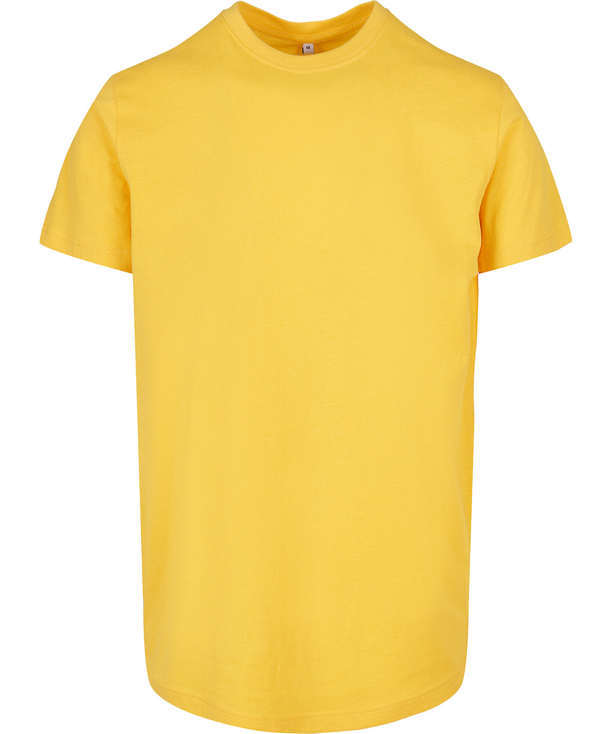 Build Your Brand Basic BB010 Basic round neck tee in Taxi Yellow