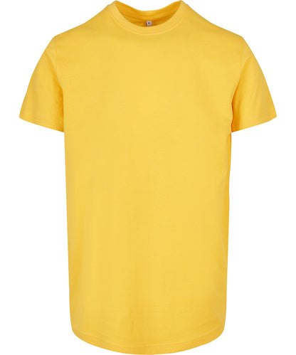 Build Your Brand Basic BB010 Basic round neck tee in Taxi Yellow