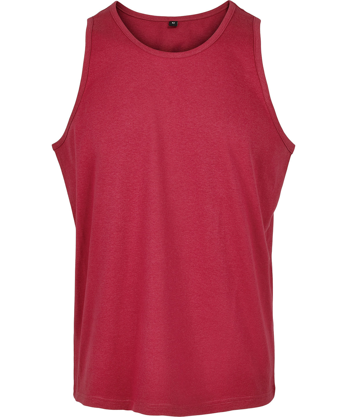 Build Your Brand Basic BB011 Basic tank in Burgundy