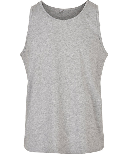 Build Your Brand Basic BB011 Basic tank in Heather Grey