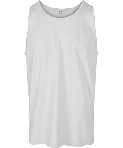 Build Your Brand Basic BB011 Basic tank in White
