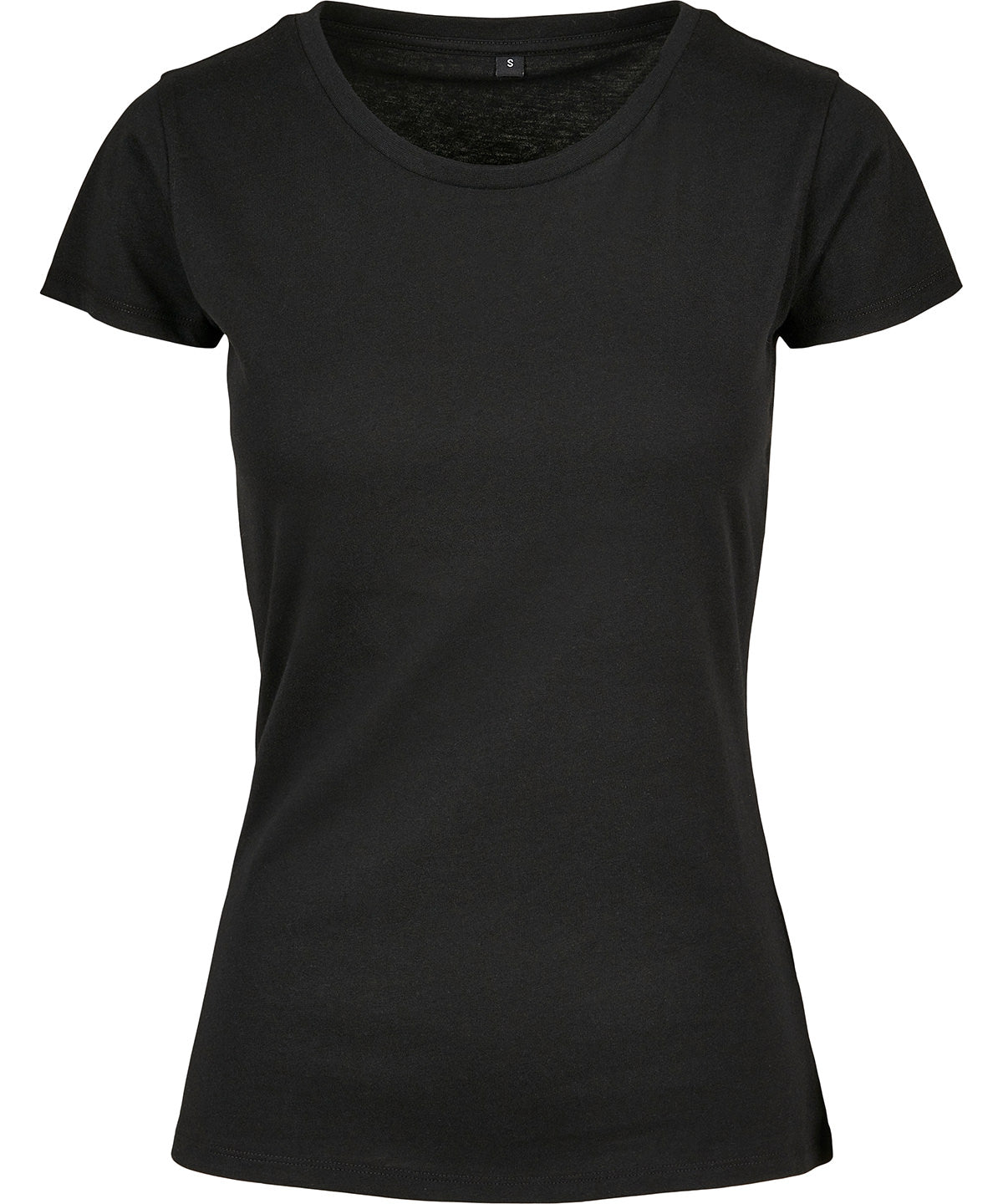 Build Your Brand Basic BB012 Women's basic tee in Black