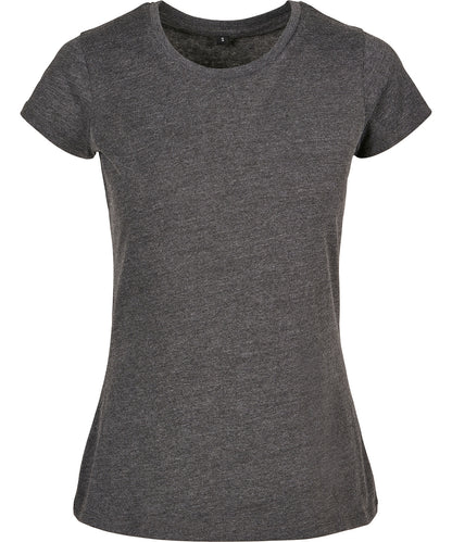Build Your Brand Basic BB012 Women's basic tee in Charcoal