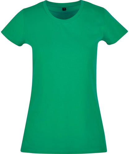 Build Your Brand Basic BB012 Women's basic tee in Grass Green