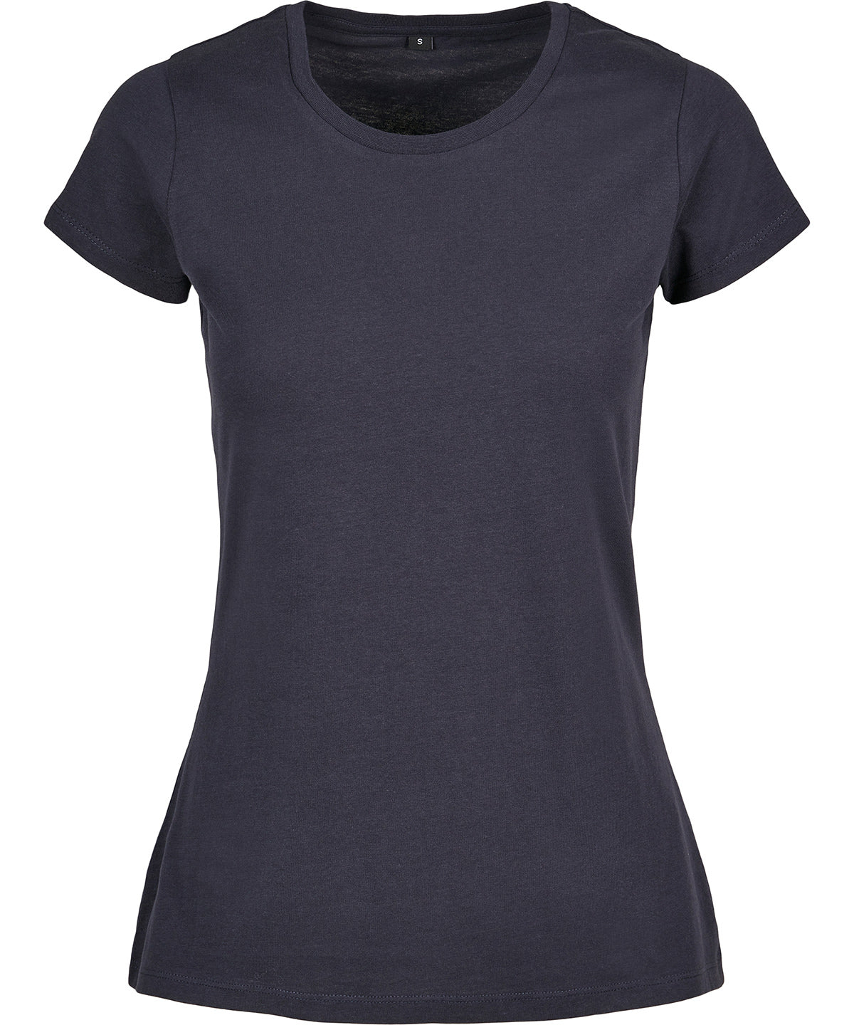 Build Your Brand Basic BB012 Women's basic tee in Navy
