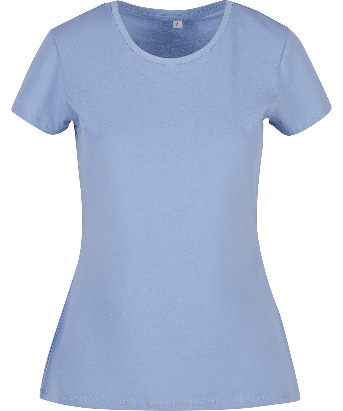 Build Your Brand Basic BB012 Women's basic tee in Powder Blue