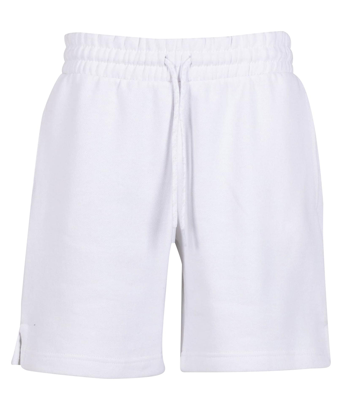 Build Your Brand Basic BB032 Women’s basic sweat shorts in White