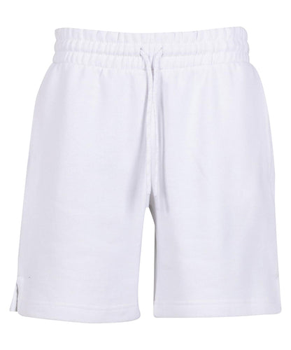 Build Your Brand Basic BB032 Women’s basic sweat shorts in White