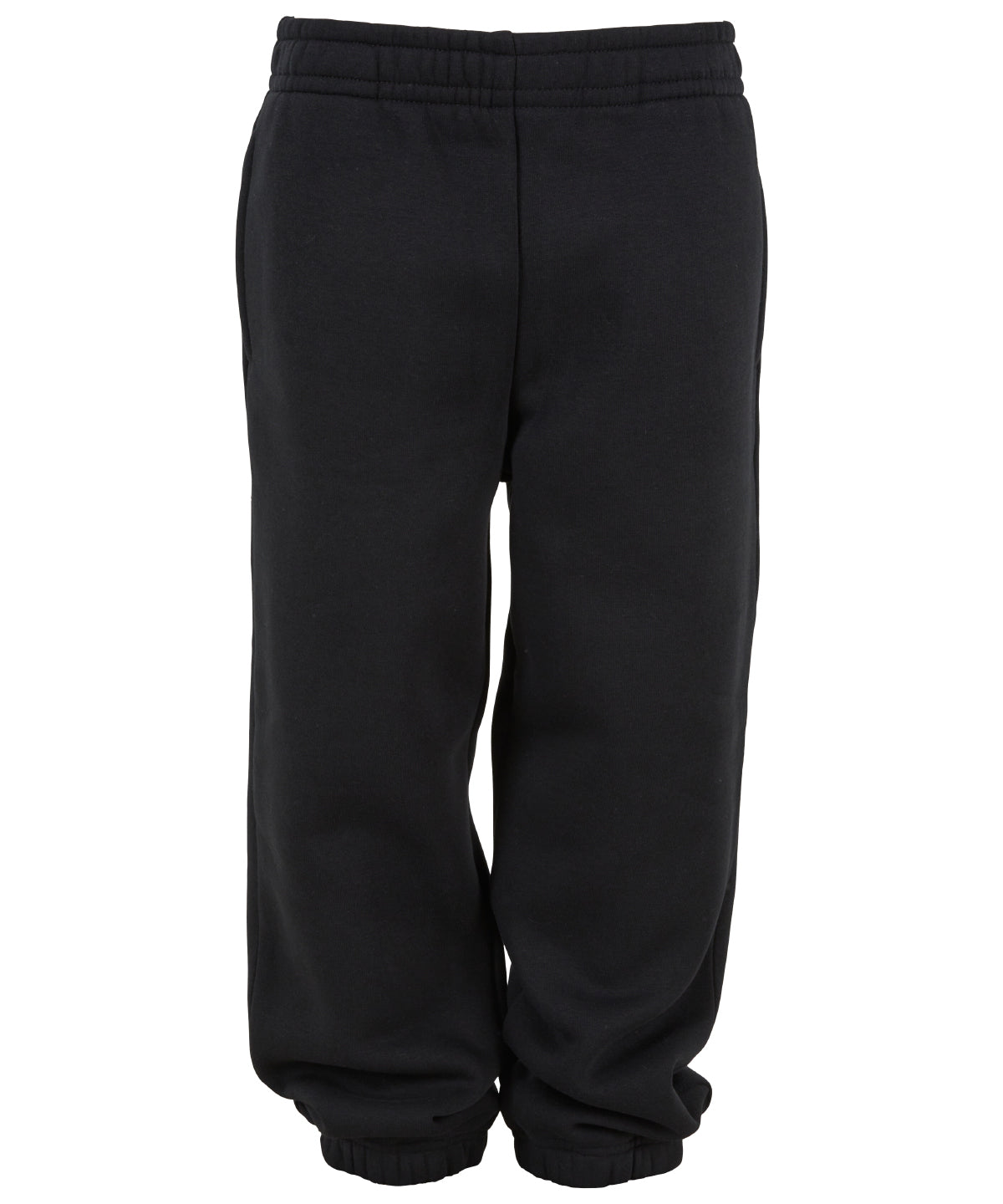 Build Your Brand Basic BB033 Kids basic sweatpants in Black