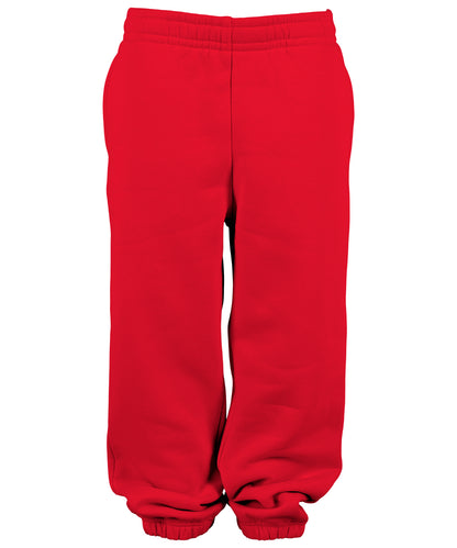 Build Your Brand Basic BB033 Kids basic sweatpants in City Red