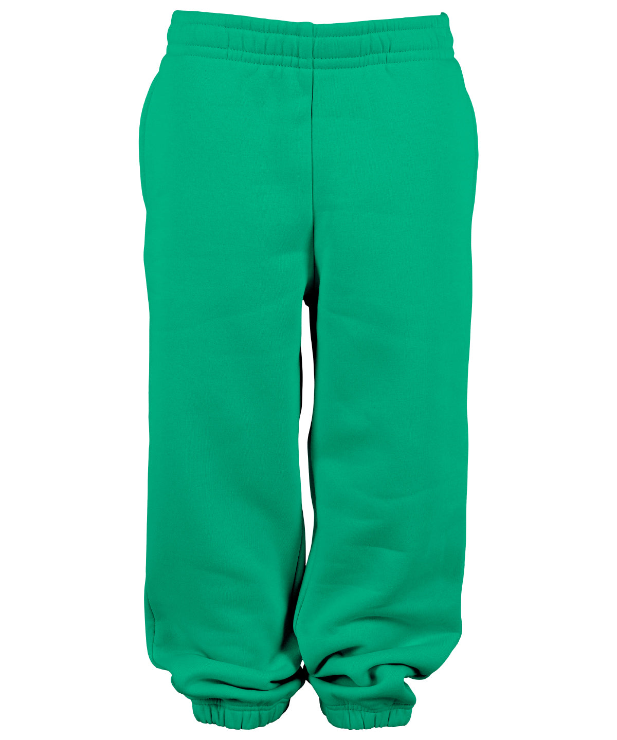 Build Your Brand Basic BB033 Kids basic sweatpants in Grass Green