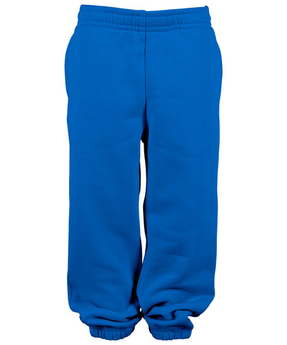 Build Your Brand Basic BB033 Kids basic sweatpants in Intense Blue