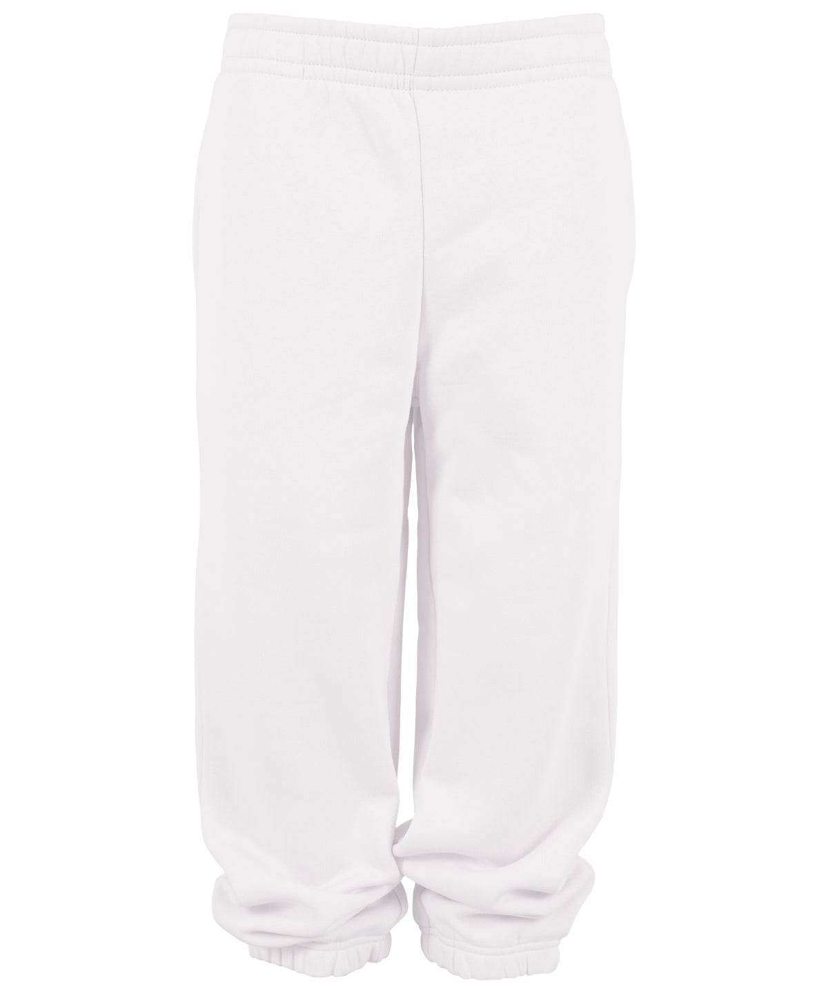 Build Your Brand Basic BB033 Kids basic sweatpants in White