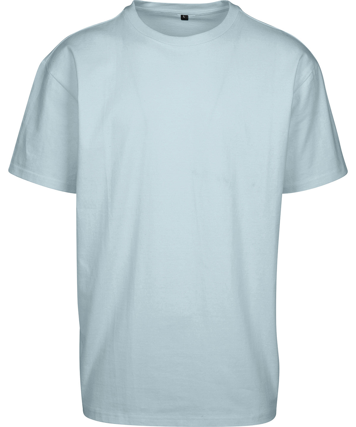 Build Your Brand Basic BB035 Light basic loose tee in Powder Blue