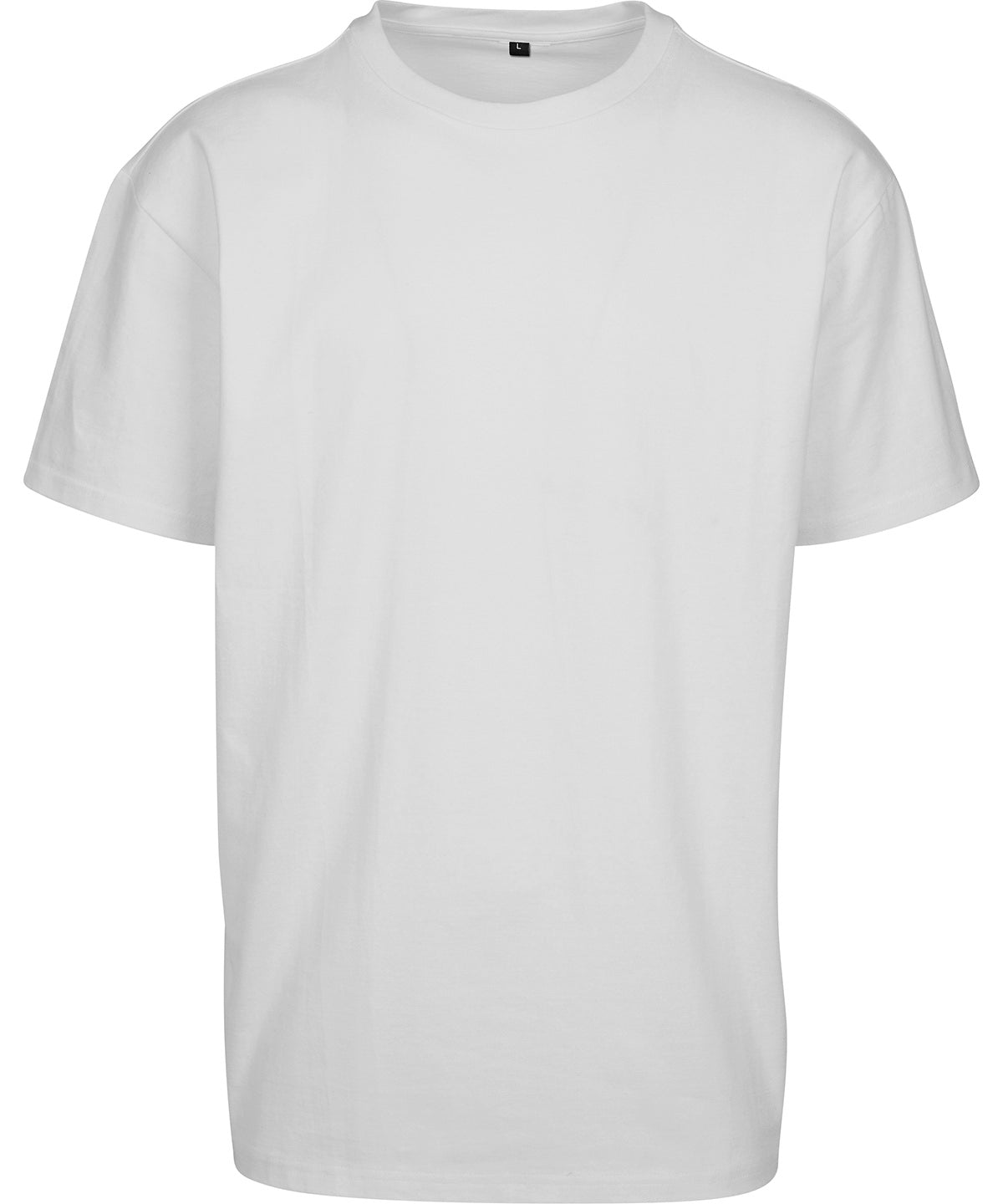 Build Your Brand Basic BB035 Light basic loose tee in White