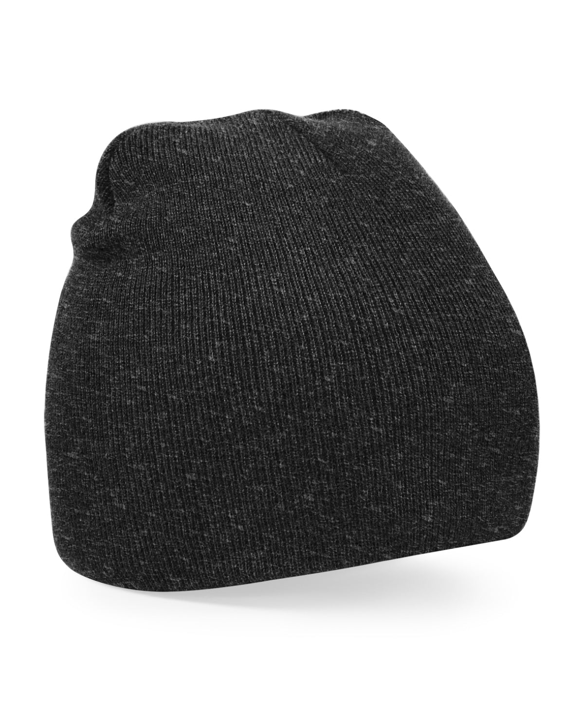 Beechfield BC044 Two-tone pull-on beanie in Charcoal