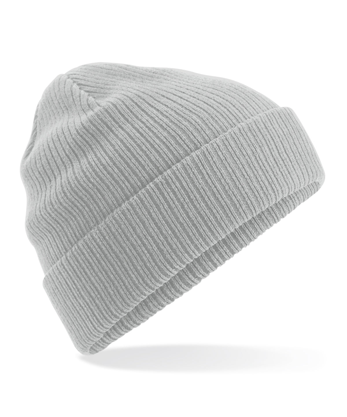 Beechfield BC050 Organic cotton beanie in Light Grey