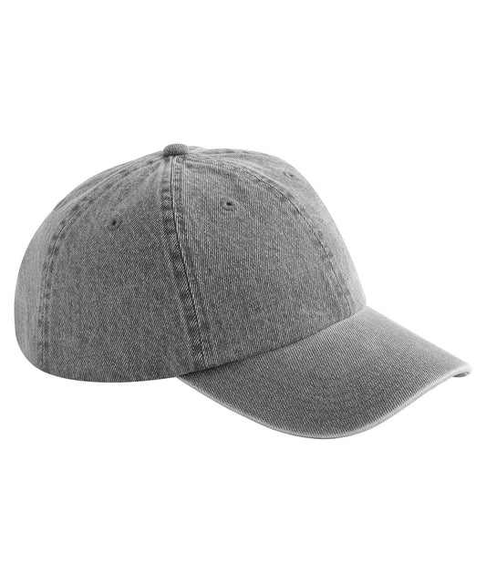 Beechfield BC105 Denim cap in Acid Grey