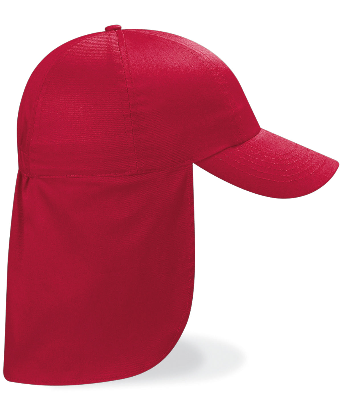 Beechfield BC11B Junior legionnaire-style cap in Classic Red