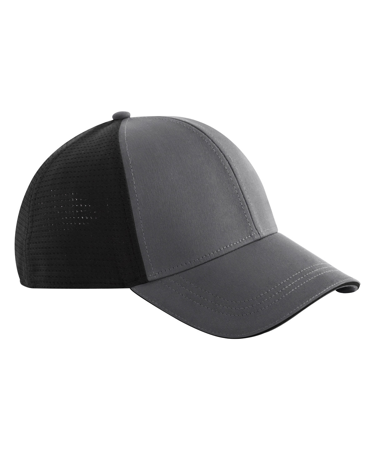Beechfield BC165 Club cap in Gunmetal Grey/Black