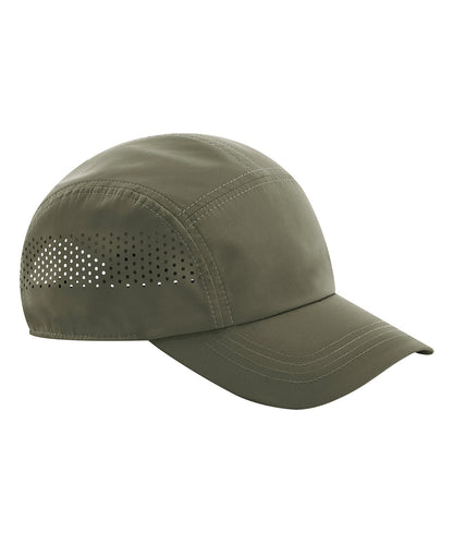 Beechfield BC188 Technical running cap in Olive Green