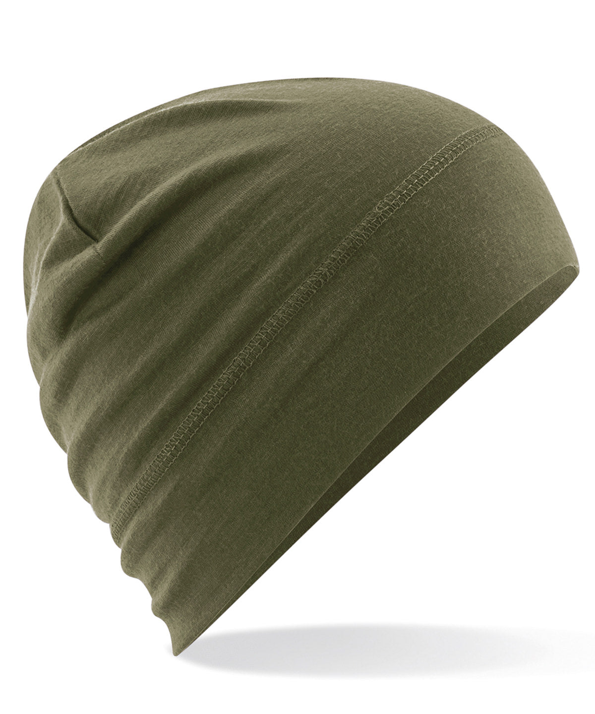 Beechfield BC370 Merino beanie in Military Green