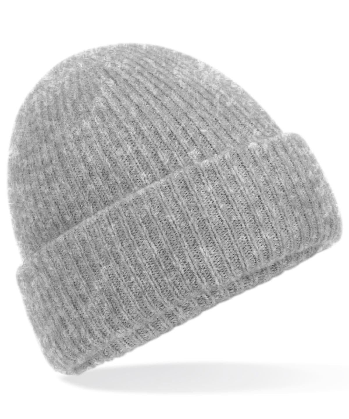 Beechfield BC386 Cosy ribbed beanie in Grey Marl