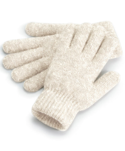 Beechfield BC387 Cosy ribbed-cuff gloves in Almond Marl