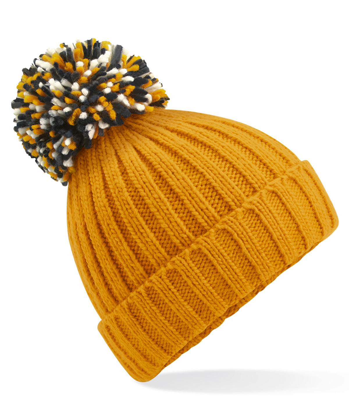 Beechfield BC390 Hygge beanie in Mustard