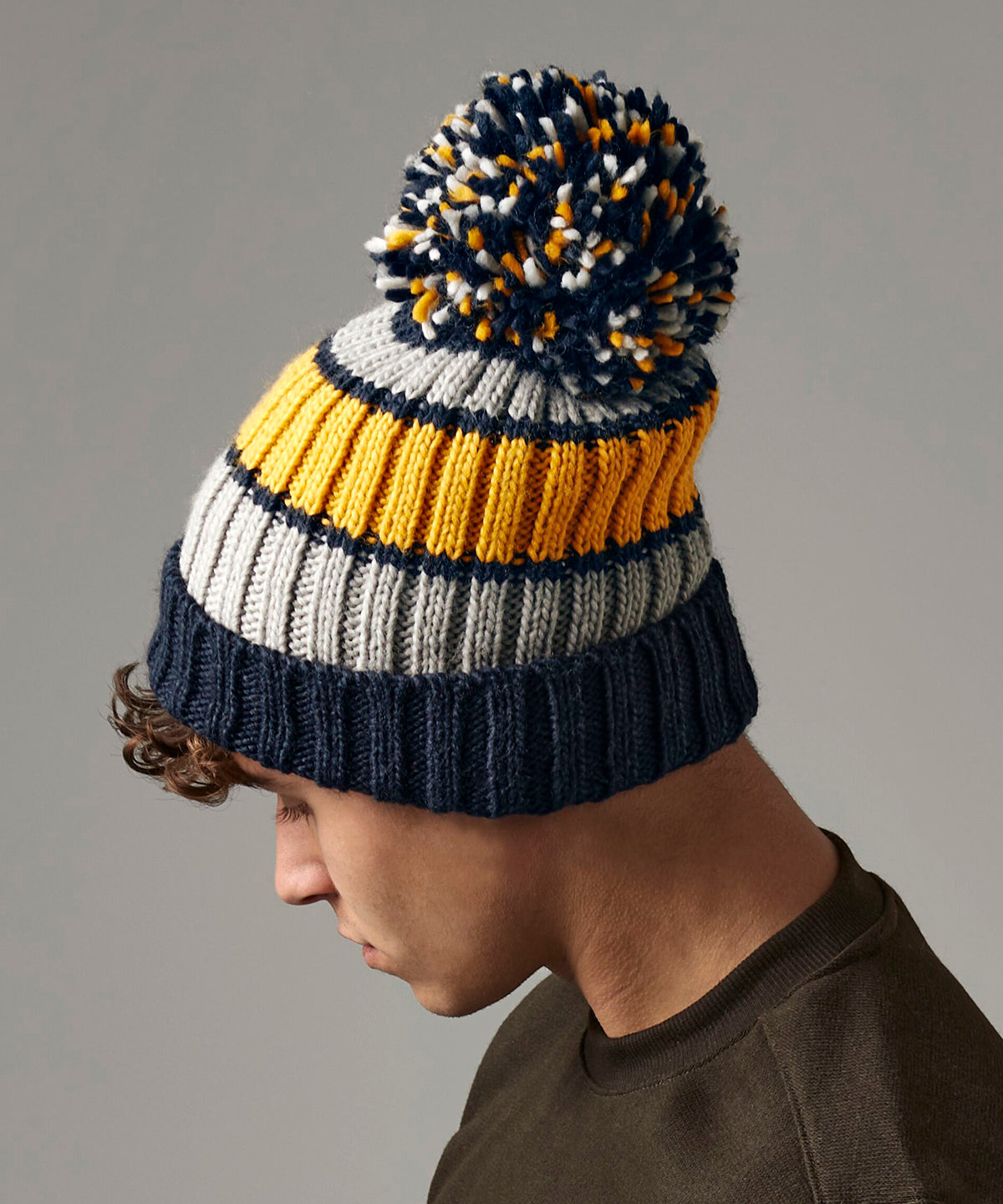 Beechfield BC392 Hygge striped beanie