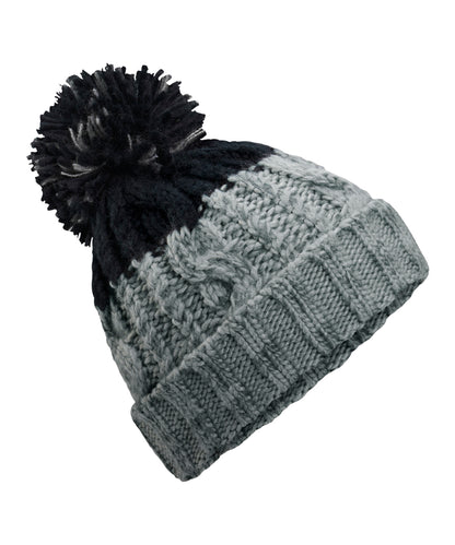 Beechfield BC437 Apres beanie in Light Grey/Black
