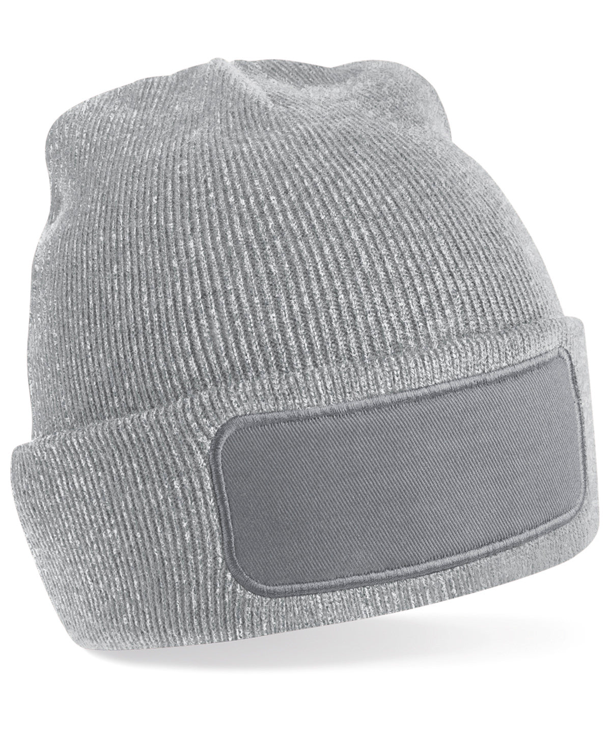 Beechfield BC445 Original patch beanie in Heather Grey