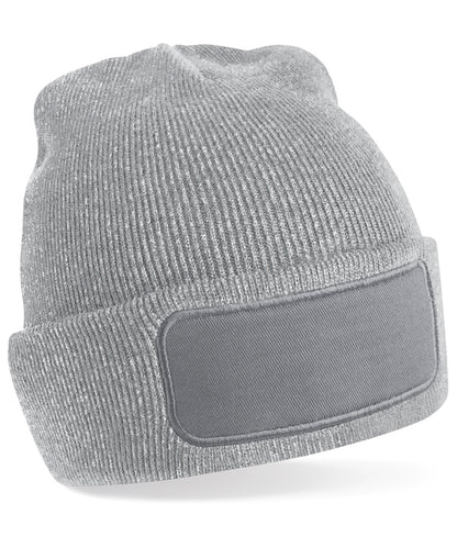 Beechfield BC445 Original patch beanie in Heather Grey