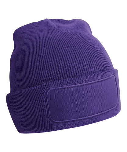 Beechfield BC445 Original patch beanie in Purple