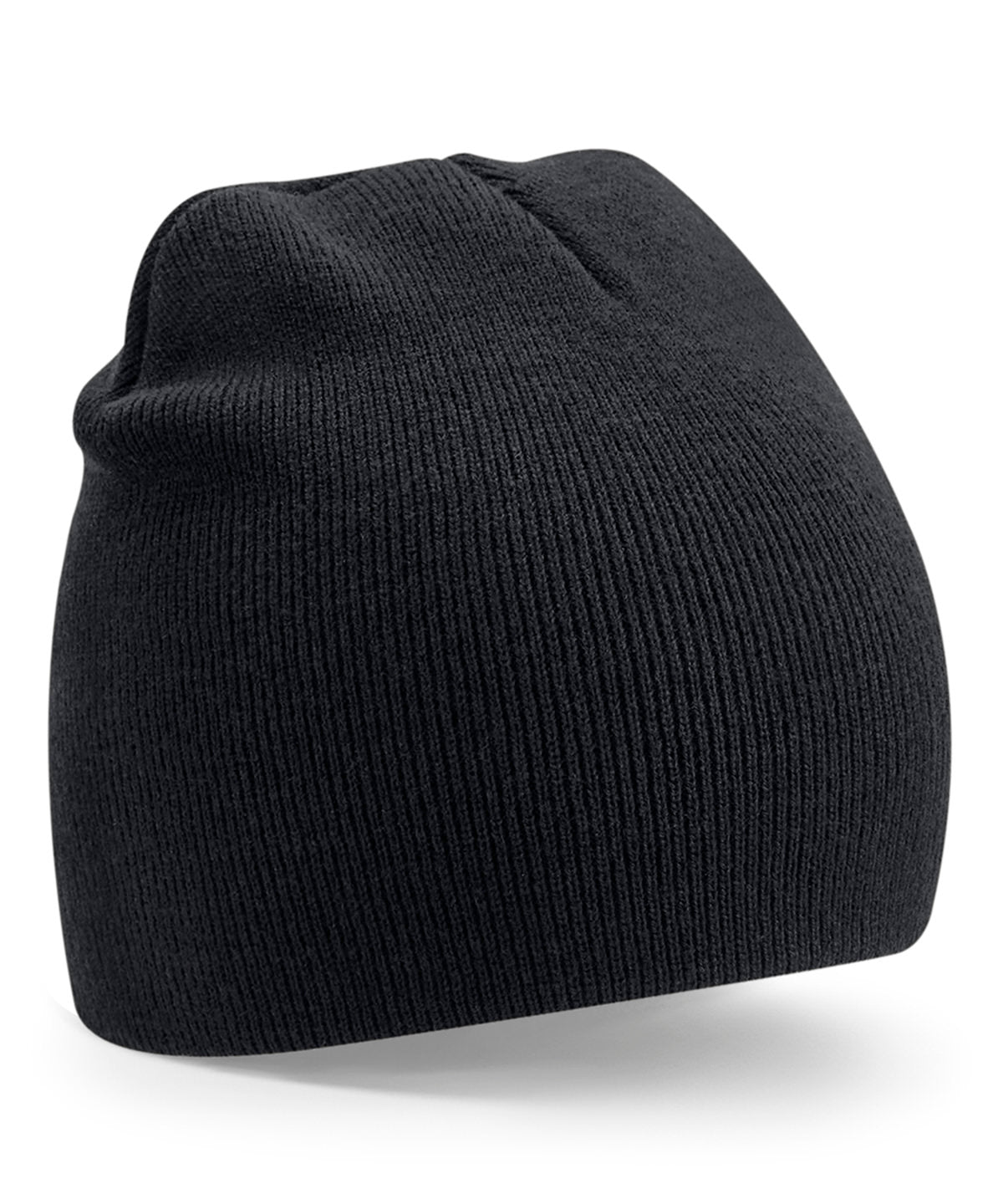 Beechfield BC44R Recycled original pull-on beanie in Black