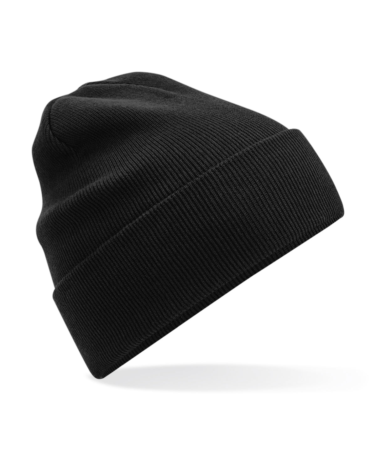 Beechfield BC45N Organic cotton original cuffed beanie in Black