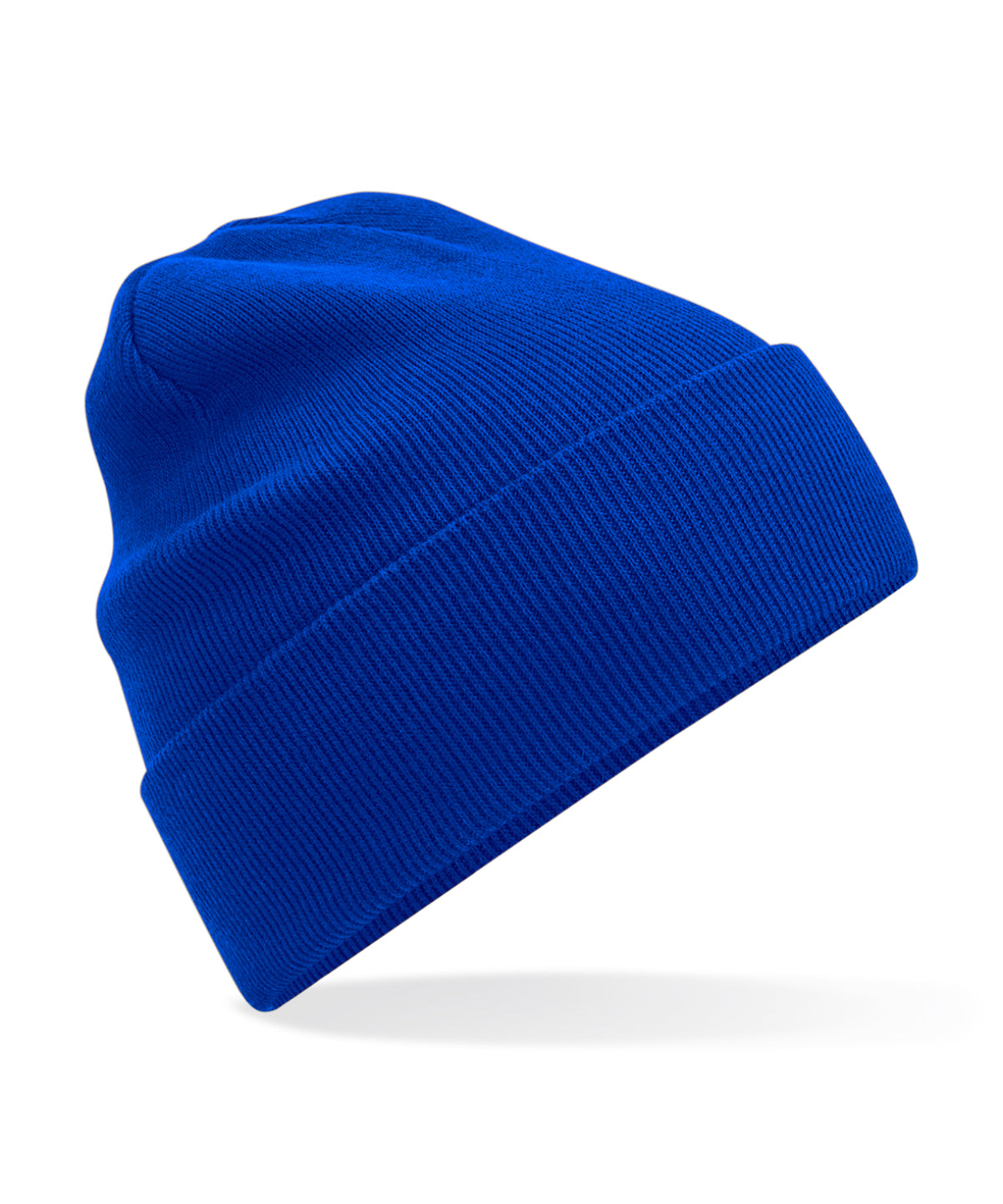 Beechfield BC45N Organic cotton original cuffed beanie in Bright Royal