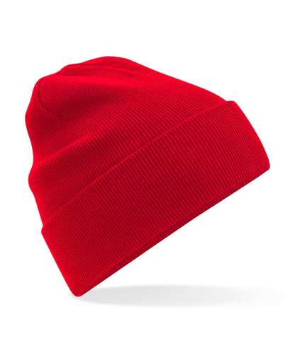Beechfield BC45N Organic cotton original cuffed beanie in Classic Red
