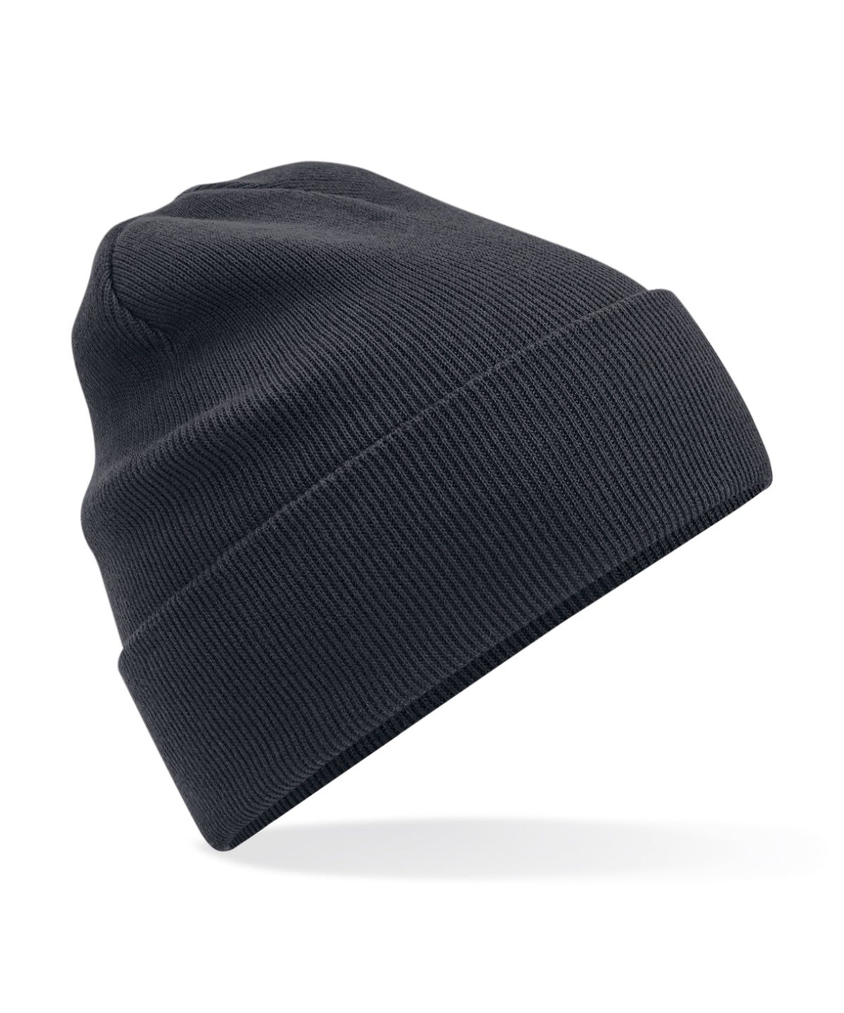 Beechfield BC45N Organic cotton original cuffed beanie in Graphite Grey