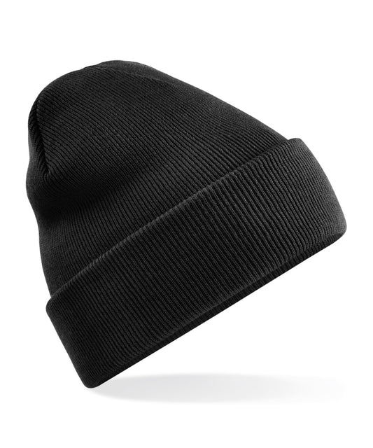 Beechfield BC45R Recycled original cuffed beanie in Black