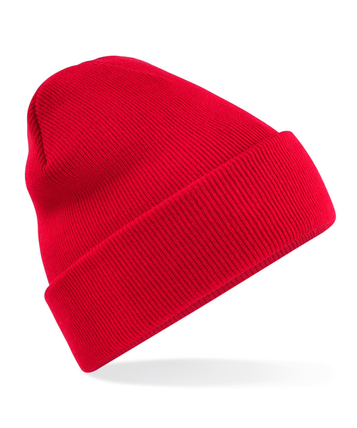 Beechfield BC45R Recycled original cuffed beanie in Classic Red