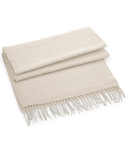 Beechfield BC500 Classic woven scarf in Almond